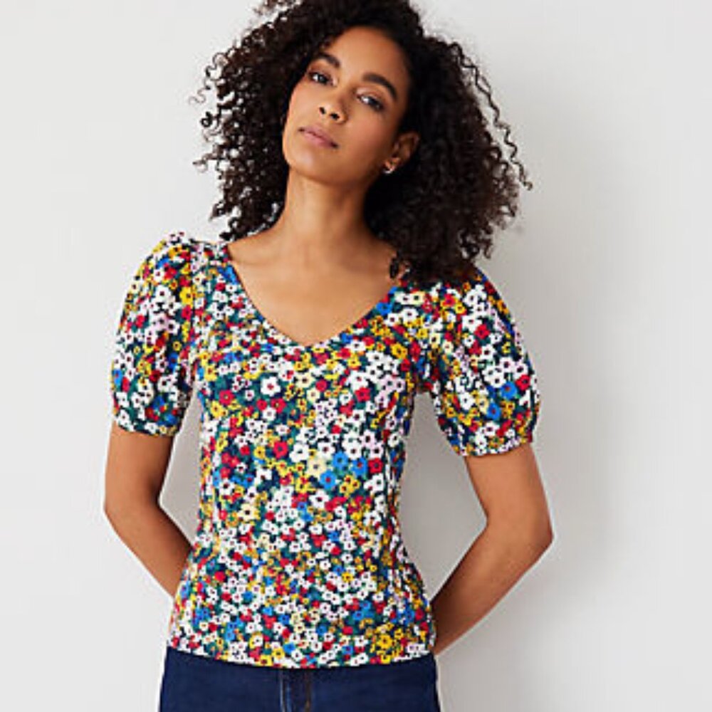 Ann Taylor floral top